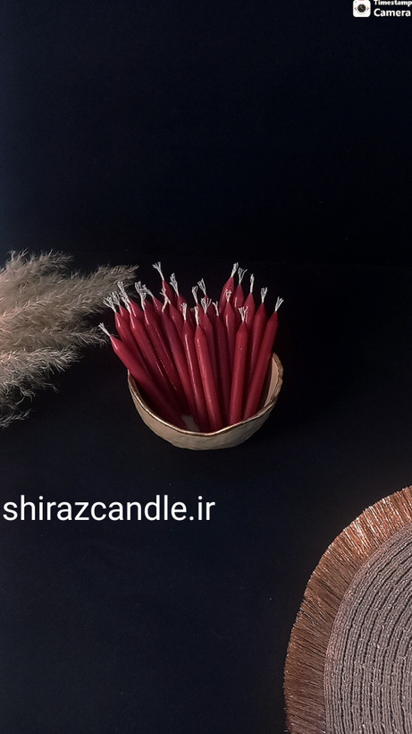 شمع قلمی ساده ۱۰ سانت