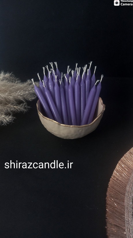 شمع قلمی ساده ۱۰ سانت