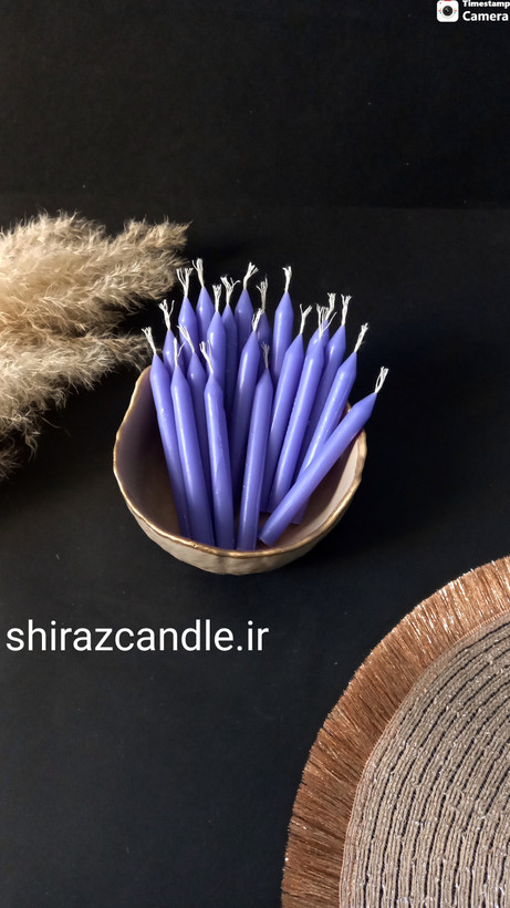 شمع قلمی ساده ۱۰ سانت