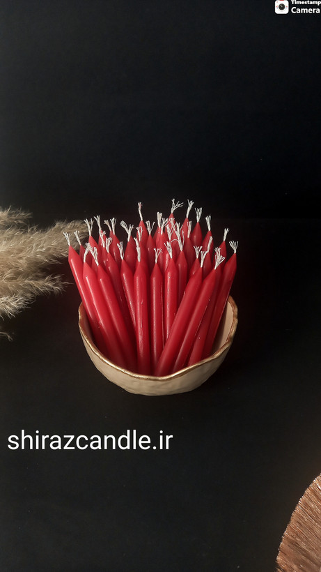 شمع قلمی ساده ۱۰ سانت
